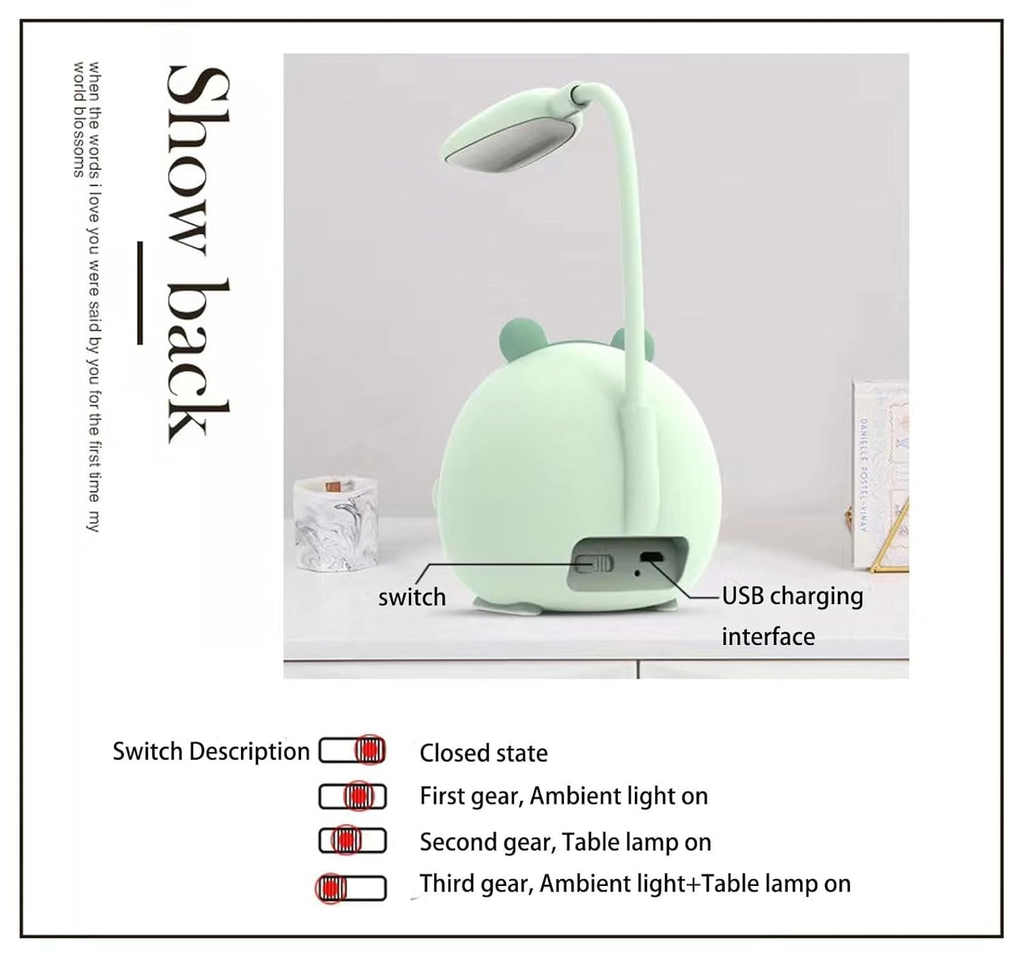 GlowBuddy™ Cute Study & Night Lamp