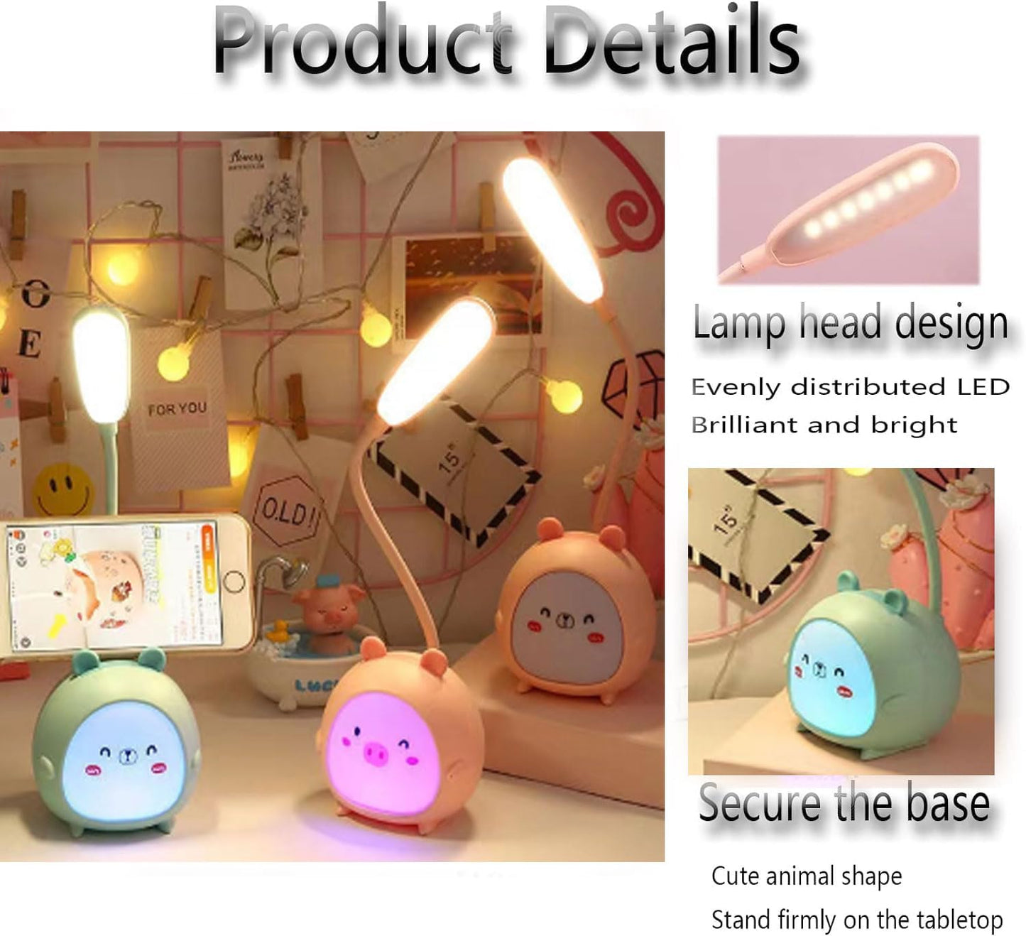 GlowBuddy™ Cute Study & Night Lamp