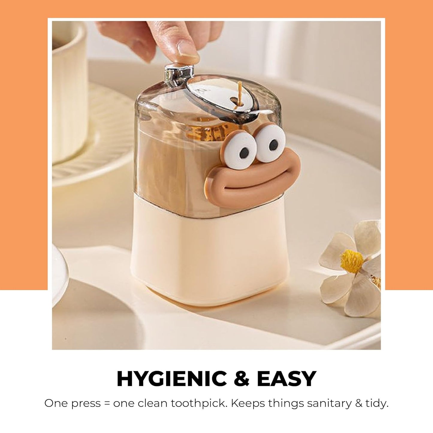 PickPop™ Cute Automatic Toothpick Dispenser