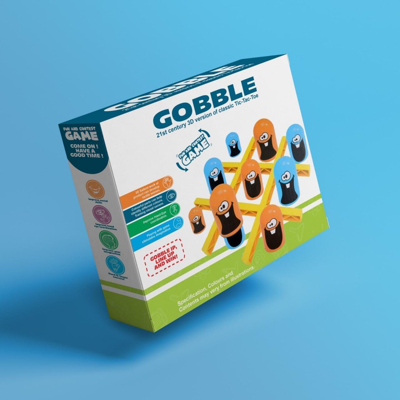 GobbleGrid™ 3D Tic-Tac-Toe Game